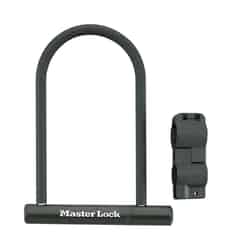 Master Lock 9-1/4 in. H x 8-1/4 in. W Steel Double Locking U-Lock 1 each