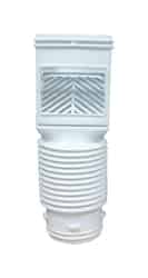 Amerimax 12.75 in. H X 4.625 in. W X 4.625 in. L White Vinyl K Downspout Connector