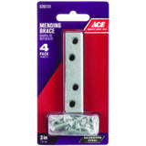 Ace 0.625 in. W x .85 in. L x 3 in. H Galvanized Steel Mending Brace