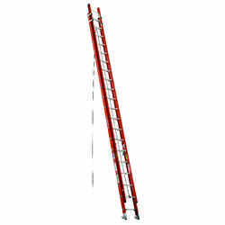 Werner 40 ft. H X 19 in. W Fiberglass Extension Ladder Type 1A 300 lb
