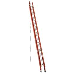 Werner 40 ft. H X 19 in. W Fiberglass Extension Ladder Type 1A 300 lb