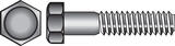 HILLMAN 1/2 in. Dia. x 3-1/2 in. L Zinc Plated Steel Hex Bolt 25 box
