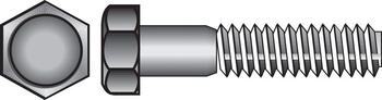 HILLMAN 1/2 in. Dia. x 3-1/2 in. L Zinc Plated Steel Hex Bolt 25 box