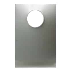 Deflect-O Jordan 0.01 in. L x 18 in. Dia. Silver/White Window Plate Aluminum