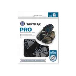 Yaktrax PRO Unisex Traction Device Black W 10.5-12.5/M 9-11 Waterproof 1 pair Rubber/Steel