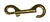 Baron 3/8 in. Dia. x 3-1/2 in. L Polished Bronze Bolt Snap 70 lb.