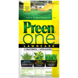 Preen One Lawncare Weed & Feed 24-0-6 Lawn Fertilizer 5000 square foot For Multiple Grasses