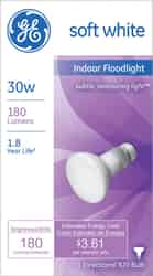 GE Lighting 30 watts R20 Incandescent Bulb 180 lumens Floodlight Soft White 1 pk