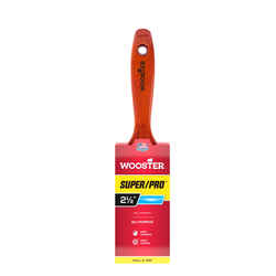 Wooster Super/Pro 2-1/2 in. W Flat Nylon Polyester Paint Brush