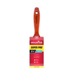 Wooster Super/Pro 2-1/2 in. W Flat Nylon Polyester Paint Brush