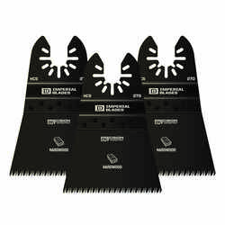 Imperial Blades OneFit 2-1/2 in. Dia. Precise Cut High Carbon Steel 3 pk Oscillating Saw Blade