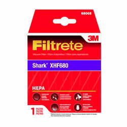 3M Filtrete HEPA Vacuum Filter For Shark XHF680 1 pk