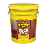 Cabot DeckCorrect Solid Tintable Tint Base Water-Based Acrylic Deck Stain 5 gal