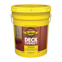 Cabot DeckCorrect Solid Tintable Tint Base Water-Based Acrylic Deck Stain 5 gal