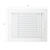 Deflect-O Jordan 10 in. H x 8 in. W 3-Way White Plastic Ceiling Register