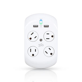 360 Electrical 918 J 4 outlets Surge Protector