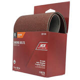 Ace 36 in. L x 4 in. W Aluminum Oxide Sanding Belt 80 Grit Medium 2 pk