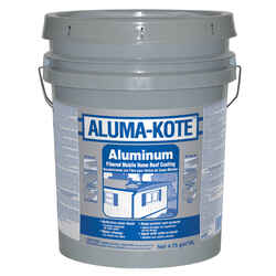 Gardner Aluma-Kote Gloss Silver Fibered Aluminum Fibered Aluminum Roof Coating 5 gal.