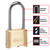 Master Lock 4-1/8 in. H X 2 in. W Steel Resettable Combination Padlock 1 pk