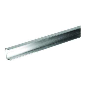 Boltmaster 0.5 in. H x 0.5 in. H x 96 in. L Mill Aluminum Trim Channel