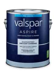 Valspar Aspire Flat Tintable Pure White Tint Base Paint and Primer Interior 1 gal