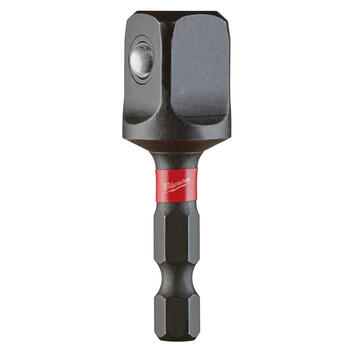 Milwaukee SHOCKWAVE 1/2 in. x 2 in. L Impact Duty Steel 1 pc. Screwdriver Socket Adapter Hex S