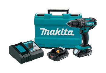 Makita CXT 18 volt 1/2 in. Cordless Hammer Drill/Driver Kit 1900 rpm 2