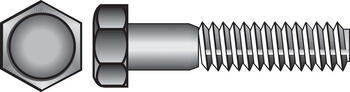 HILLMAN 3/4 in. Dia. x 10 in. L Zinc Plated Steel Hex Bolt 20 box