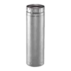 DuraVent 3 in. Dia. x 12 in. L Stainless Steel Stove Pipe