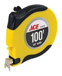 Ace 100 ft. L x 0.375 in. W Long Tape Measure Yellow 1 pk
