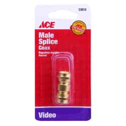 Ace Double Male F Adapter 1 pk