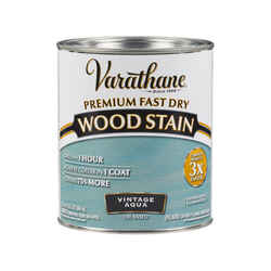 Varathane Semi-Transparent Vintage Aqua Oil-Based Urethane Modified Alkyd Wood Stain 1 qt