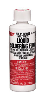 Oatey 4 oz. Lead-Free Liquid Soldering Flux Ammonium Chloride 1 pc.