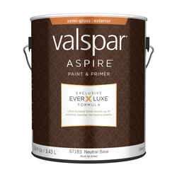 Valspar Aspire Semi-Gloss Tintable Neutral Base Paint and Primer Exterior 1 gal