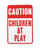 Hy-Ko English 18 in. H x 12 in. W Aluminum Caution Children at Play Sign