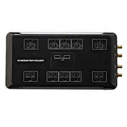 Monster Cable Just Power It Up 3420 J 6 ft. L 10 outlets Surge Protector