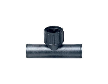 Raindrip Plastic Drip Irrigation Swivel Tee Adapter 1 pk