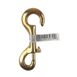 Campbell Chain 3/8 in. Dia. x 3-13/32 in. L Polished Bronze Open Eye Bolt Snap 70 lb.