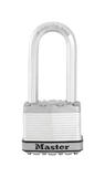 Master Lock 2 in. W Steel Dual Ball Bearing Locking Laminated Padlock 1 each Keyed Alike