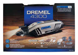 Dremel 1/8 in. Rotary Tool Kit 1.8 amps 35000 rpm 46 pc. Corded 120 volts