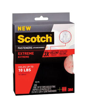 3M Scotch Medium 2 in. L Hook and Loop Fastener 1 pk Foam