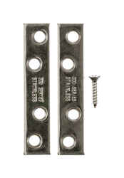 Ace 3 in. H x .513 in. L x 0.625 in. W Stainless Steel Mending Brace