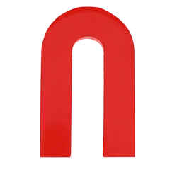 Master Magnetics 2.375 in. Alnico Horseshoe Magnet 3 lb. pull Red 1 pc. 5.5 MGOe