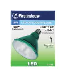Westinghouse PAR38 E26 (Medium) LED Bulb Green 100 Watt Equivalence 1 pk