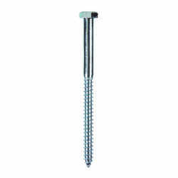 HILLMAN 4-1/2 in. L x 5/16 in. Hex Steel Lag Screw 50 pk