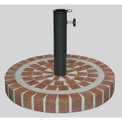 Bond Manufacturing Multicolored Cement Umbrella Base 20 in. W x 17 in. H