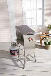 Bayou Classic Stainless Steel Deep Fryer 4 gal.