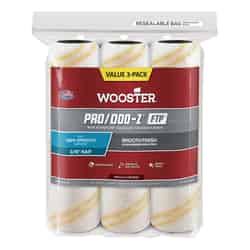 Wooster Pro/Doo-Z FTP Synthetic Blend 9 in. W X 3/8 in. S Paint Roller Cover 3 pk