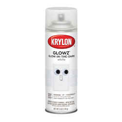 Krylon Glowz White Glow-in-the-Dark Spray Paint 6 oz