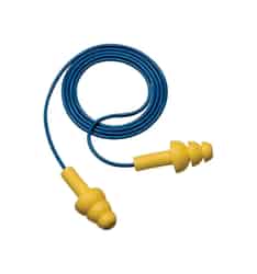 3M 25 dB Reusable Foam Ear Plugs Yellow 1 pair